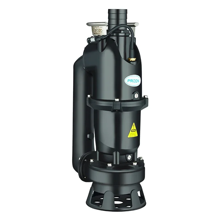 WQD10-15-1.1DC Submersible Sewage Dirty Water Pump With Iron Casting Housing