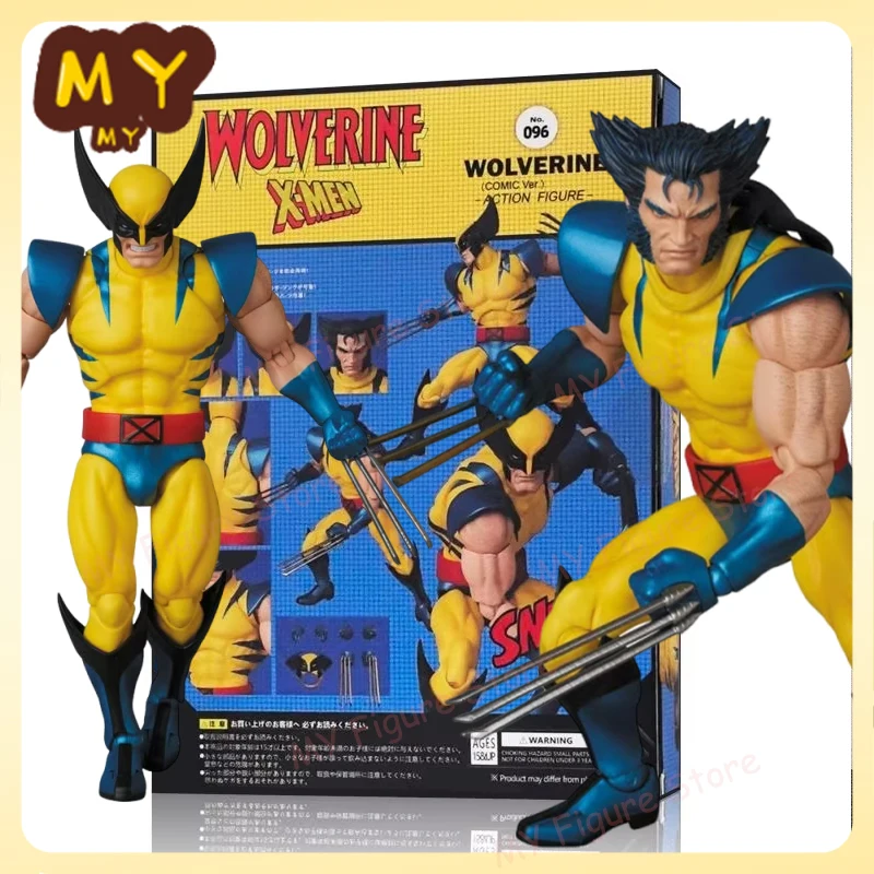 CT Toys Mafex 96 Wolverine Figure Brown Comic X-Men Action Figure Mafex 138 Shf Anime Figurine Ko Model Collection Toy Gifts