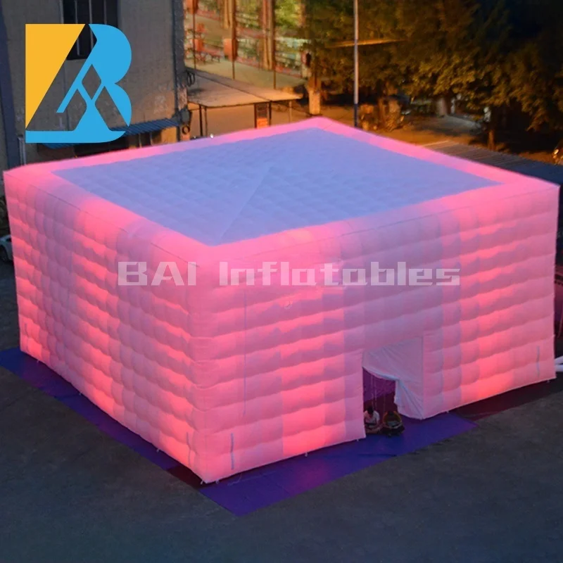 Lumières construites sur mesure, énorme tente gonflable pour jouets de décoration de fête d'événement