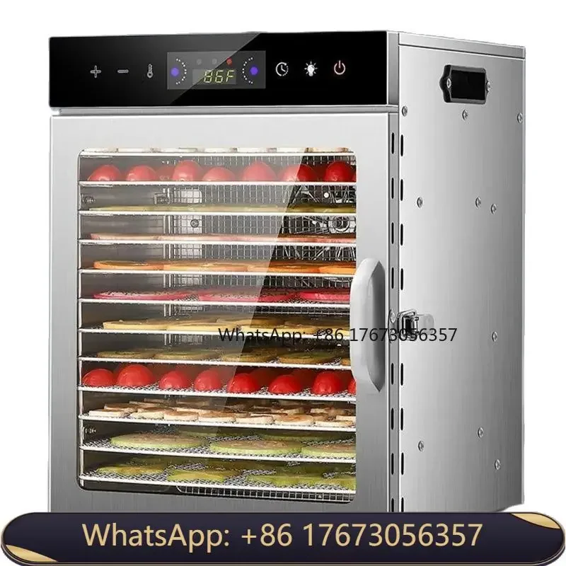 Vanilla Seasoning Dryer Household Stainless Steel Fruit And Vegetable Dried Fruit Machine Intelligent Pet Food Dehydration