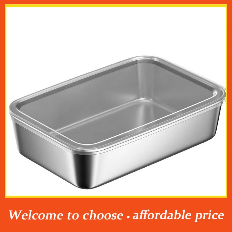 #Stainless Steel Food Storage Containers with Airtight Lids Heat Resistant Freezer Safe for Home Picnic Food Carrying