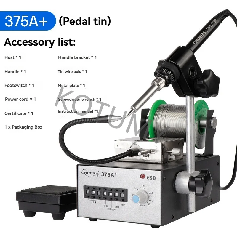 Automatic Soldering Machine High-Power Foot Operated Soldering Iron Industrial GradeIntelligent Constant Temperature Solde