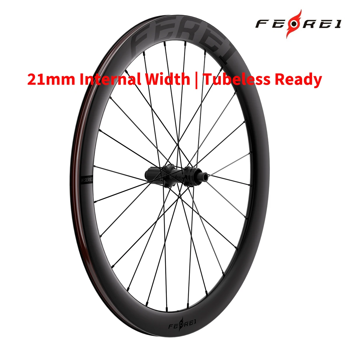 STLF Ferei الكربون العجلات UCI المعتمدة 700C لايحتاج مكبح قرصي الطريق الدراجات 24 ثقوب مركز قفل عجلات 40-60 مللي متر عمق الحافة