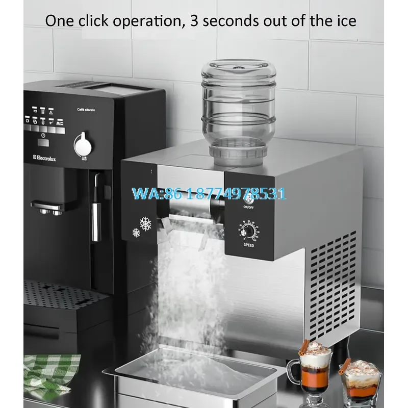 Wmwmnu Commercial Snowflake Ice Making for Korean Bingsu High Effective Juice Milk Beer Ice Maker 110V 220V