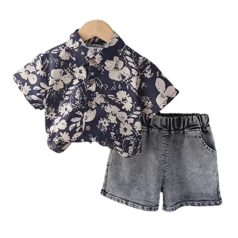 

New Summer Baby Boys Clothes Suit Children Shirt Shorts 2Pcs/Sets Toddler Casual Sports Costume Kids Clothing Infant Tracksuits