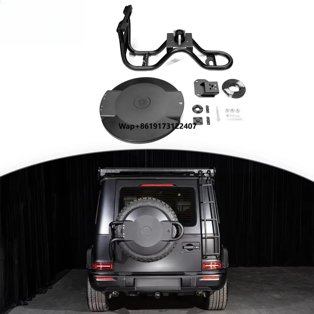 

2025y G Class W465 G500 G63 G450d Spare Tyre Cover with Holder Fiber Glass Exterior Parts Spare Tire Wheel Cover Accessory