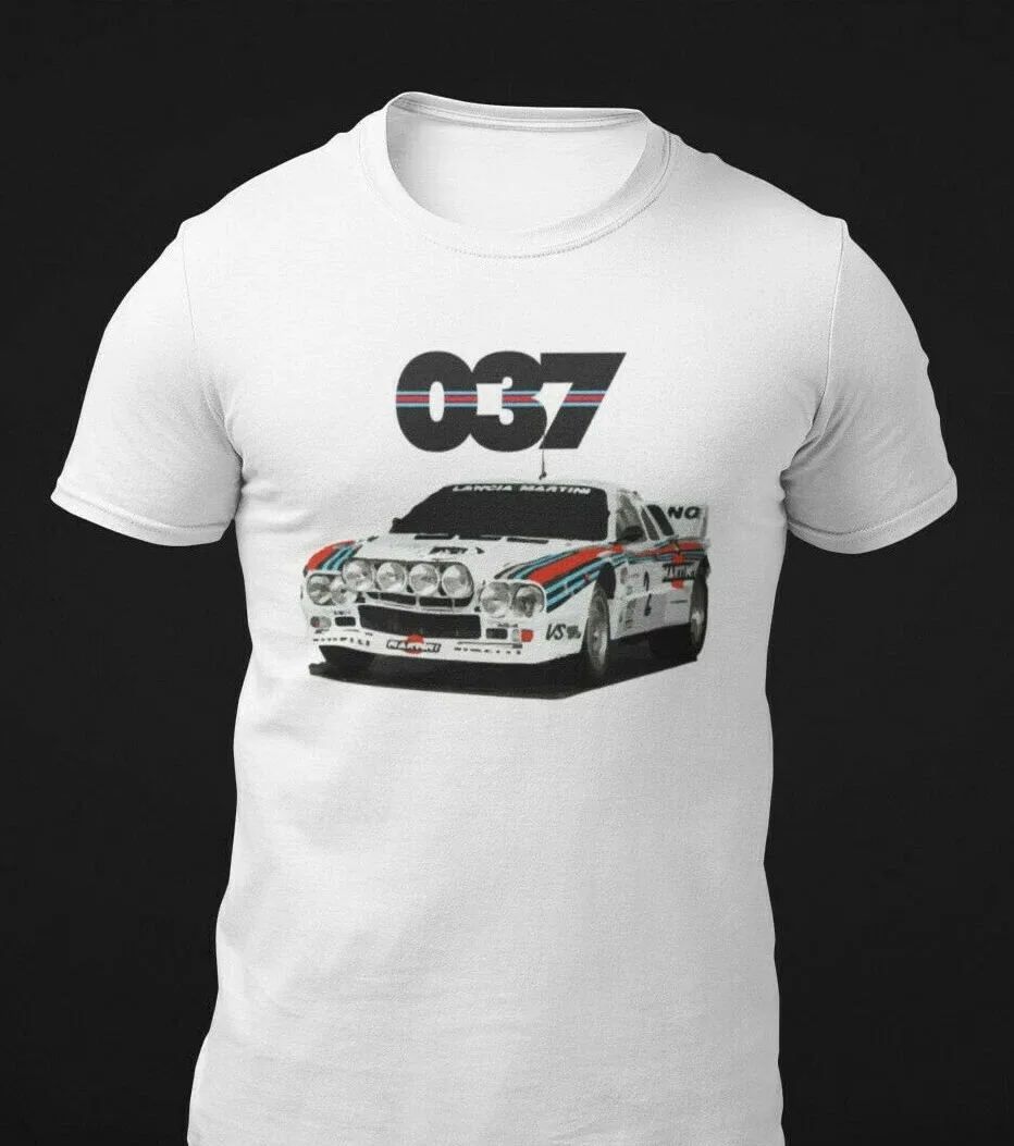 037 Group B Rally Vintage Racing Car Graphic T-Shirt Cotton Men Women Streetwear Tee
