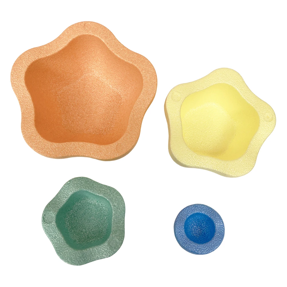 4Pcs Foam Balance Stepping Stone Non-Slip Toddler Stepping Stones Sensory Stepping Stones for Promoting Coordination Skills