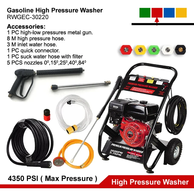 13HP Gasoline Engine High Pressure Cleaner Pump Hot Water Industrial Portable Petrol Pressure Washer Jet Cleaning Machine