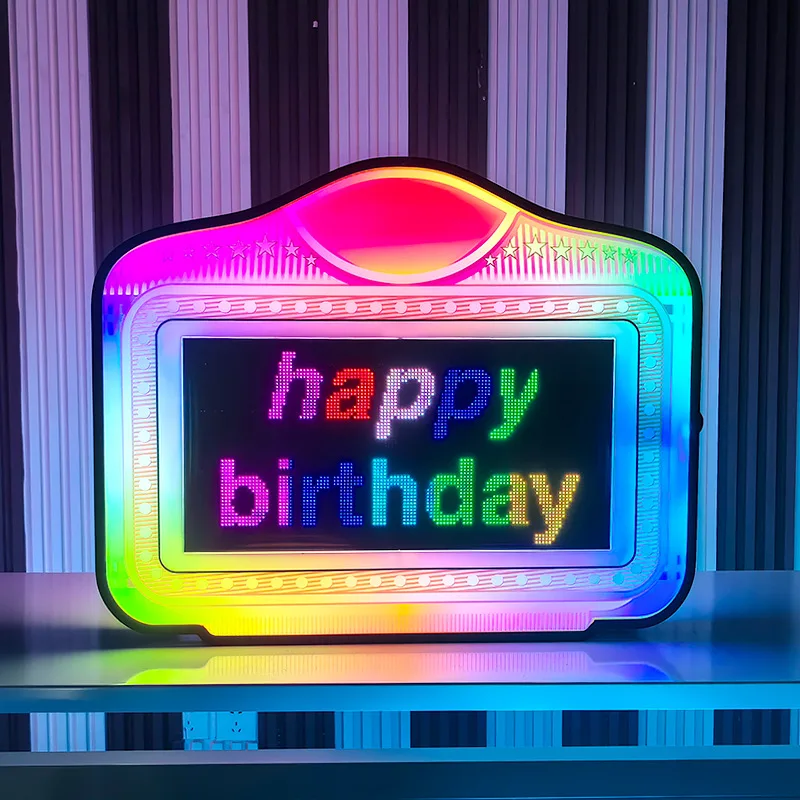 Luminous programming screen hand placard LED scrolling screen placard light box billboard