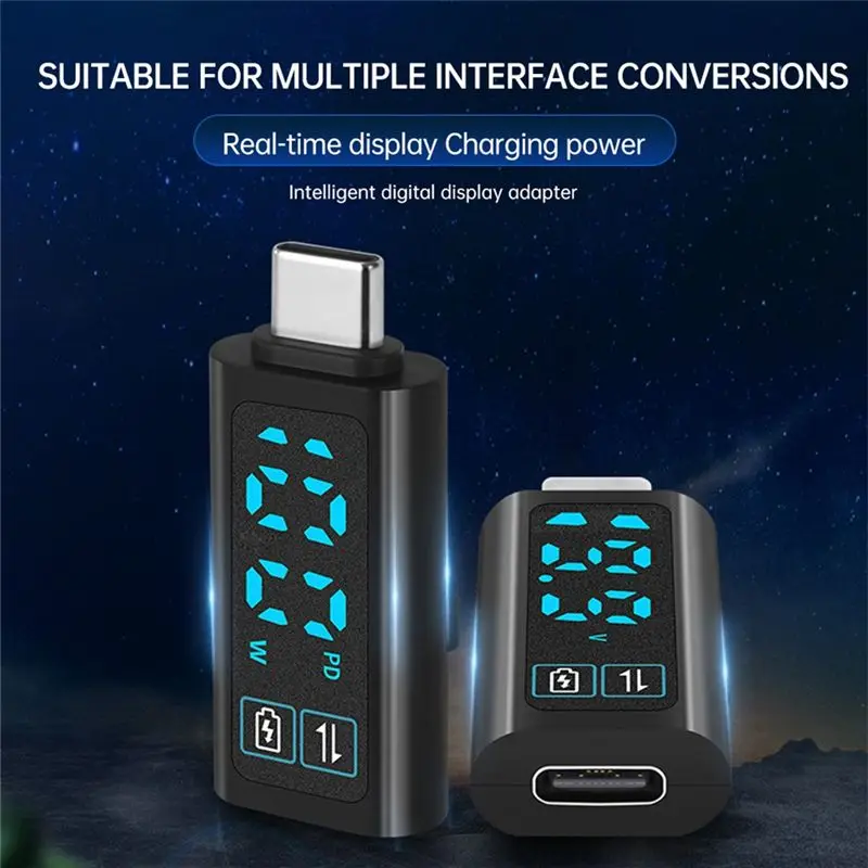 ABGI Fast Charging Adapter PD100W Type-C HD Display High-Speed Data Transmission for Laptop Tablet White Words