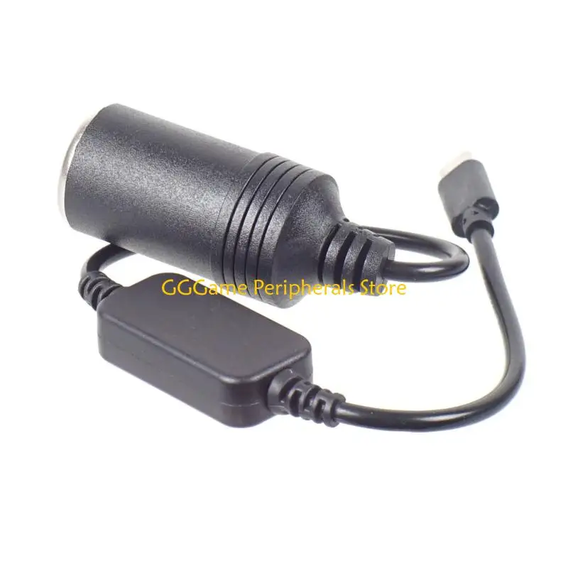 U55B Small 5V to 12V Voltages Transforming Car Outlet Converter Cable Suitable for Automotive Use with Safety Protections