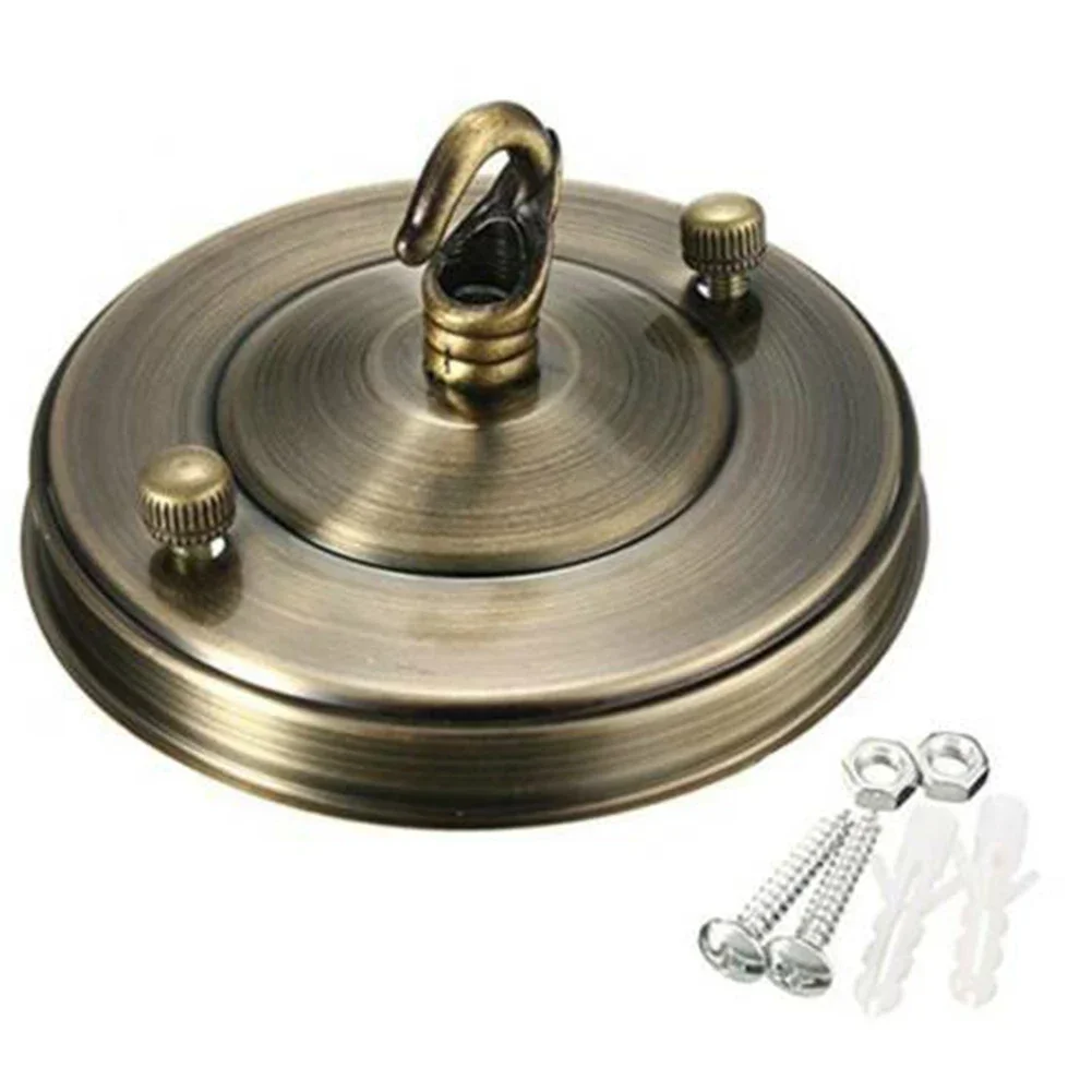 Lamp Part Ceiling Plate Holder Fitting Hook Light Living Room Pendant Plate Replacements Rose 10.5x6cm Cafe Chandelier