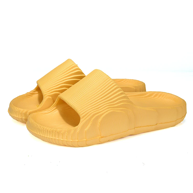 High-quality EVA Material Couple Sandals 2024 Summer New Solid Color 36-45 Size Men's Shoes Non-slip Versatile Bathroom Shoes