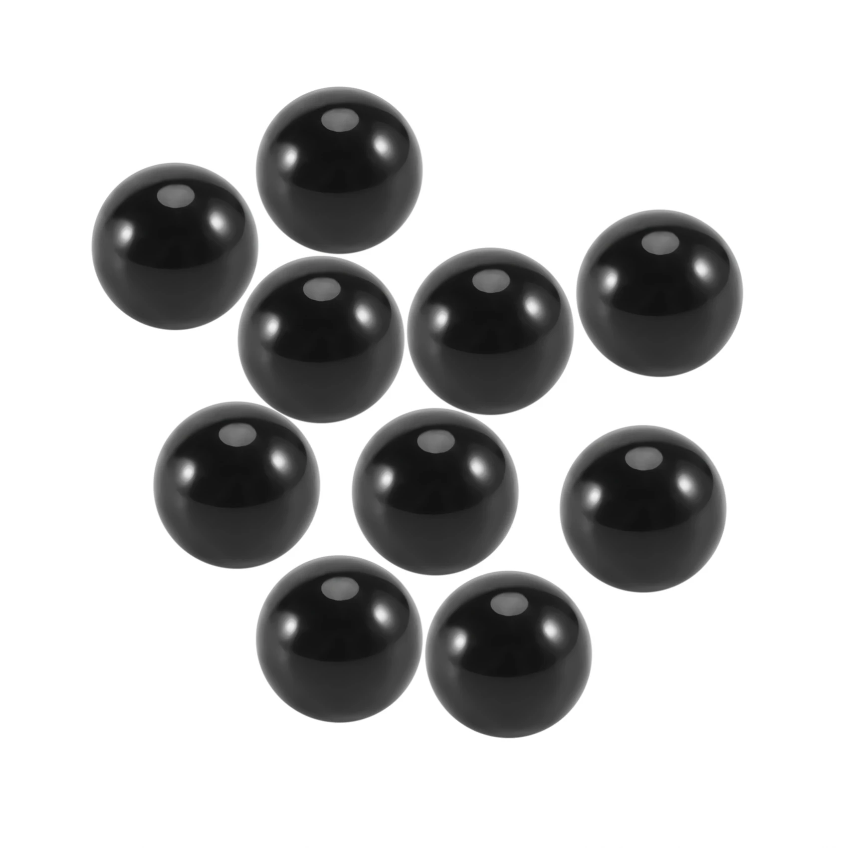 

10 Pcs Marbles 16mm glass marbles Knicker glass balls decoration color nuggets toy black