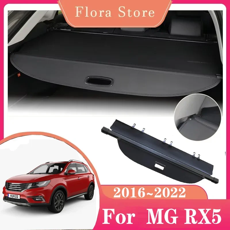 Car Trunk Cargo Covers for MG RX5 Roewe RX5 eRX5 Plus 2016~2022 MK1 Rear Shade Curtains Privacy Partition Board Cars Accessories