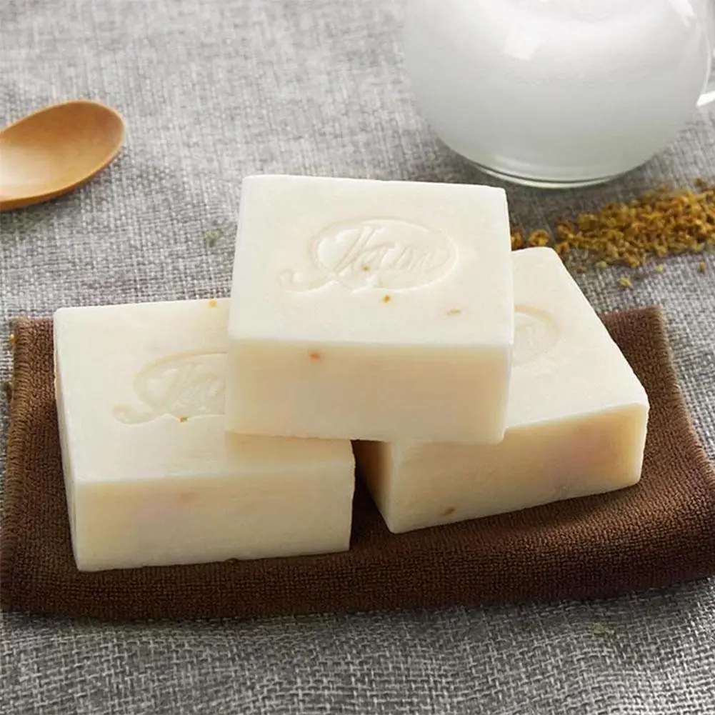 Rice Milk Soap Moisturizing Handmade Natural Ingredients 65g Jam Soap Thailand Soap Nourishing Rice Milk Rice H9O2