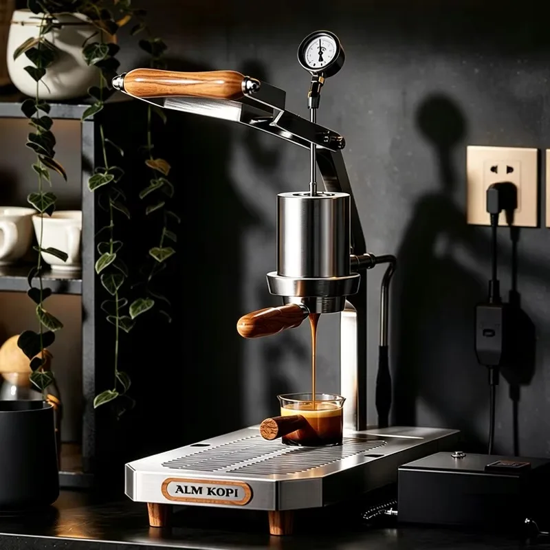 Professional Variable Pressure Manual Lever Espresso PID Controlled For Home Barista Coffee Shop Coffee Machine
