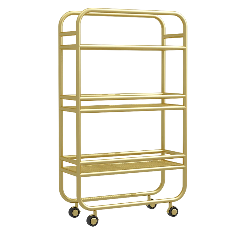

Toilet Shelf Floor to Floor Multi-layer Toilet Bathroom Gap Storage Rack Household Shower Toilet Mobile Cart