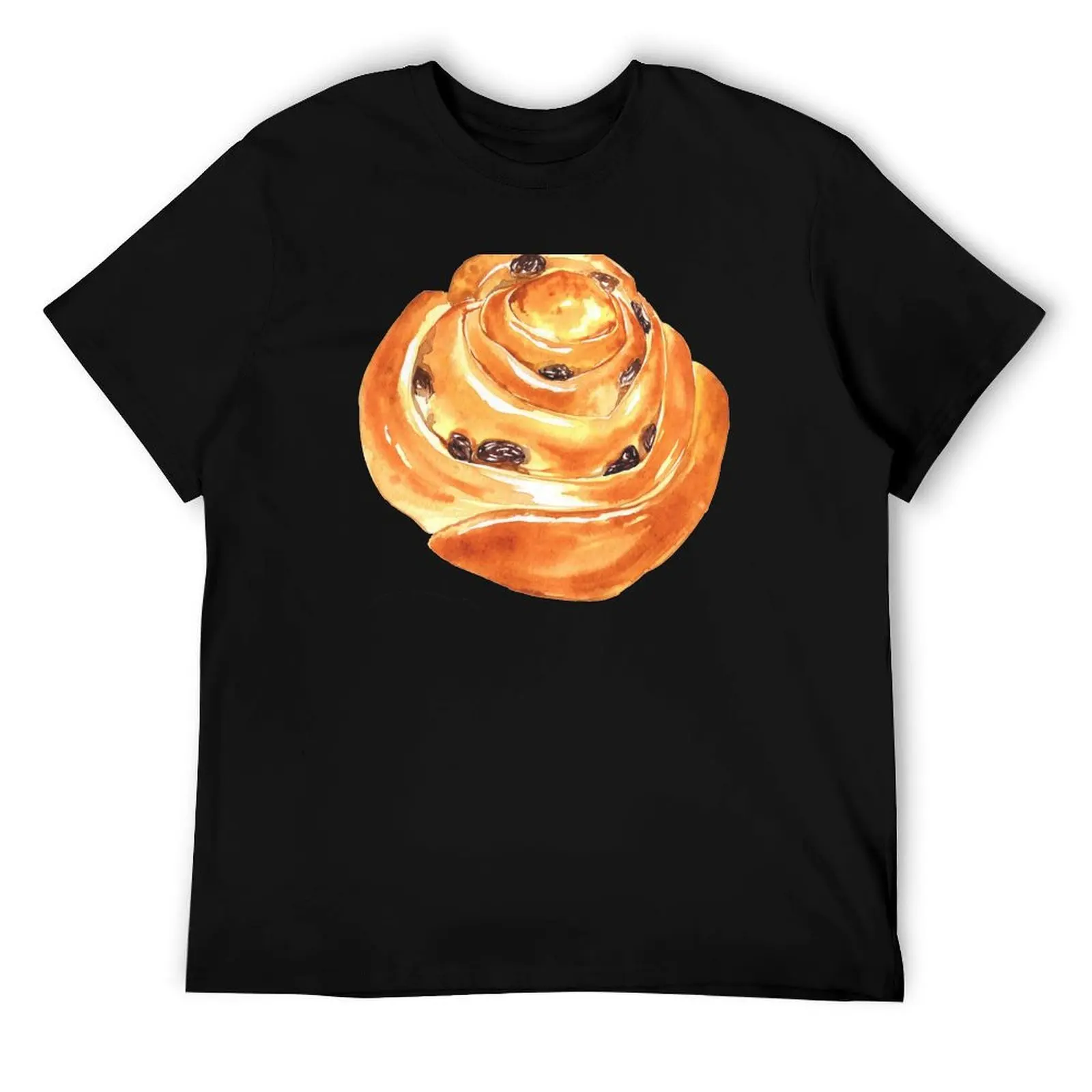 Klassisches French Pain Aux Raisin Roll T-Shirt T-Shirt Herren 100 % Baumwolle Luxusmarken-T-Shirts für Herren Pack Baumwoll-T-Shirt
