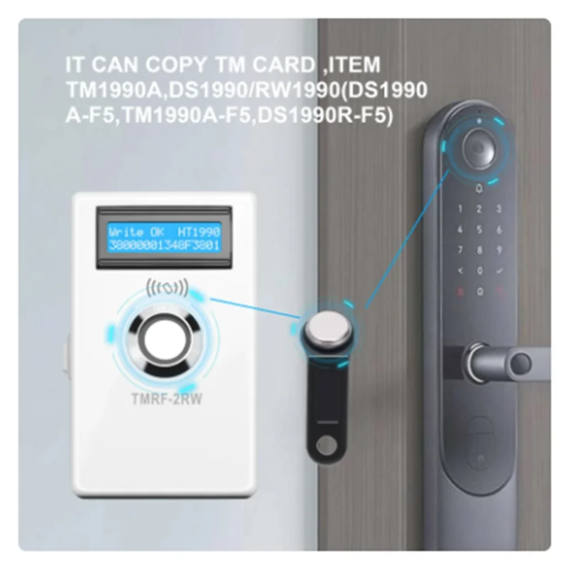 M07K-TMRF-2RW Ibutton Programmierer DS1990A Duplikator Cloner Kopierer 125 Khz RFID Reader Writer RW1990 Schlüssel T5577 RFID