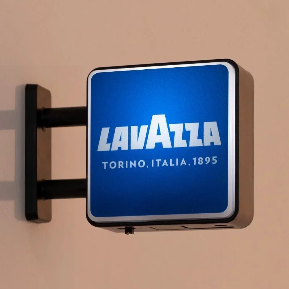 Weltklasse-Kaffeemarken Lichtschild Kühlschrankmagnet Kaffeemaschinen-Deko Lavassa Kaffee Illy Kaffee Peet's Kaffee