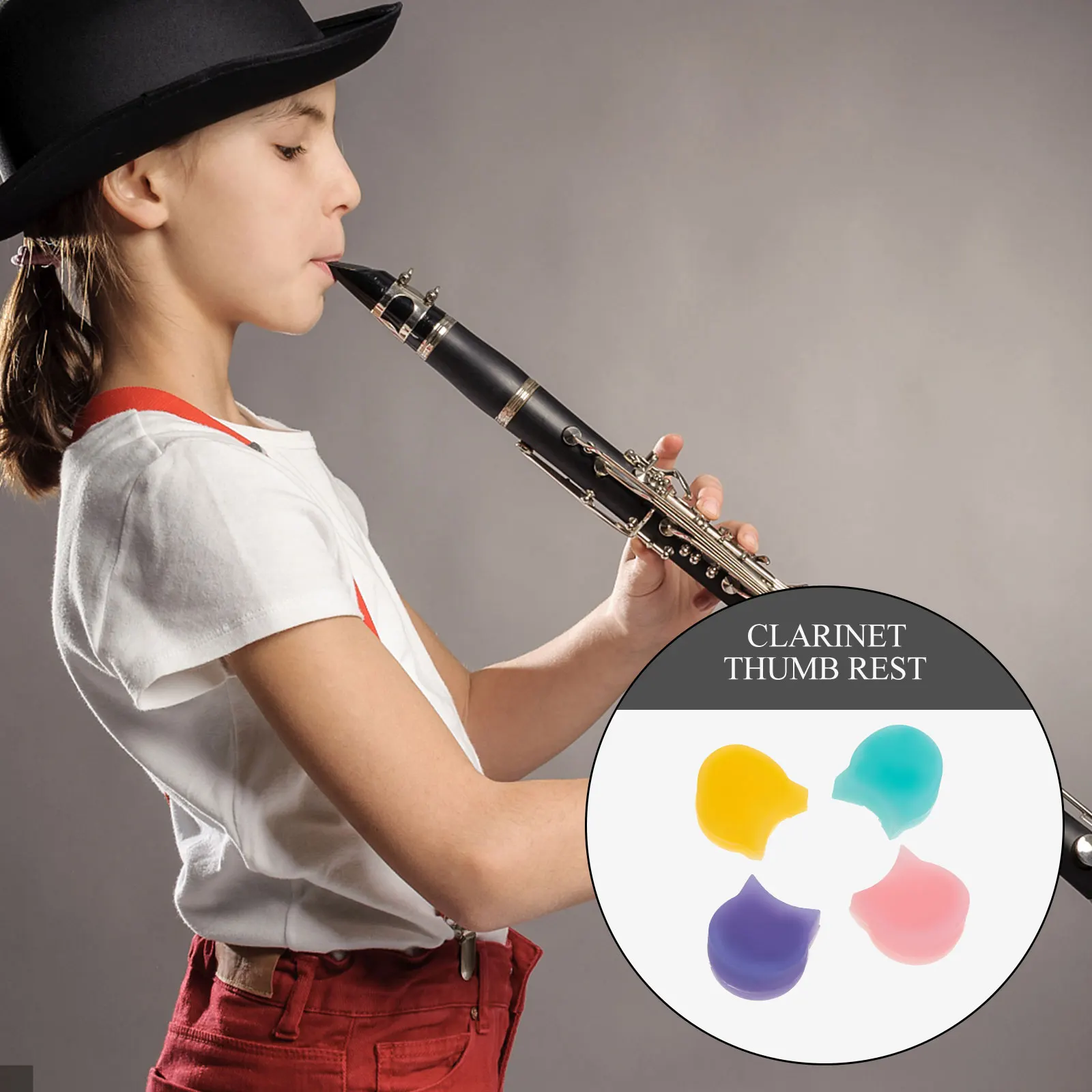 

Clarinet Finger Rest Thumb Protective Sleeve Comfortable Convenient Cushion Supple Pad