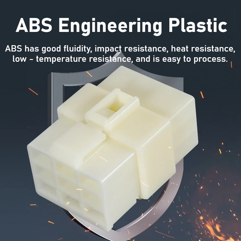 DJ7091-6.3-11/21 Serie 6.3-9 fori, connettore per morsettiera per connettore automobilistico, spina quadrata maschio e femmina