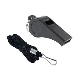 Professional Whistle Football Basketball Referee Training Whistle Crisp Sound with Lanyard Cheerleading Tool for Children