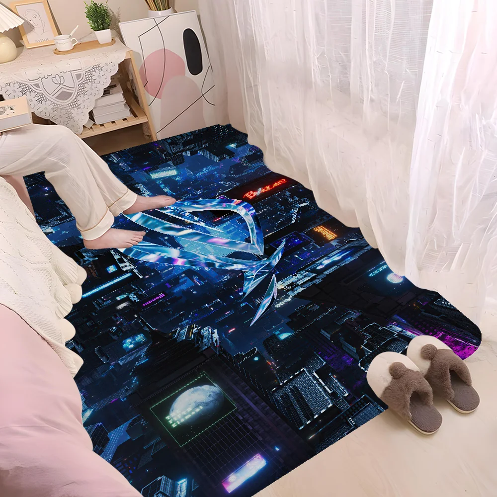 ASUS ROG Republic of Gamers Logo Game Kitchen Mat Kids Room Bedroom Decoration Balcony Anti-Slip Doormat Living Room Alfombra