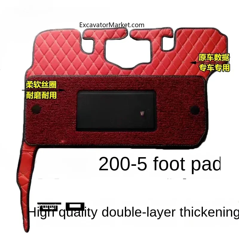 Excavator Accessories for Hitachi EX120-5 EX200 220-5 Floor Adhesive Pedal Adhesive Cab Floor Adhesive