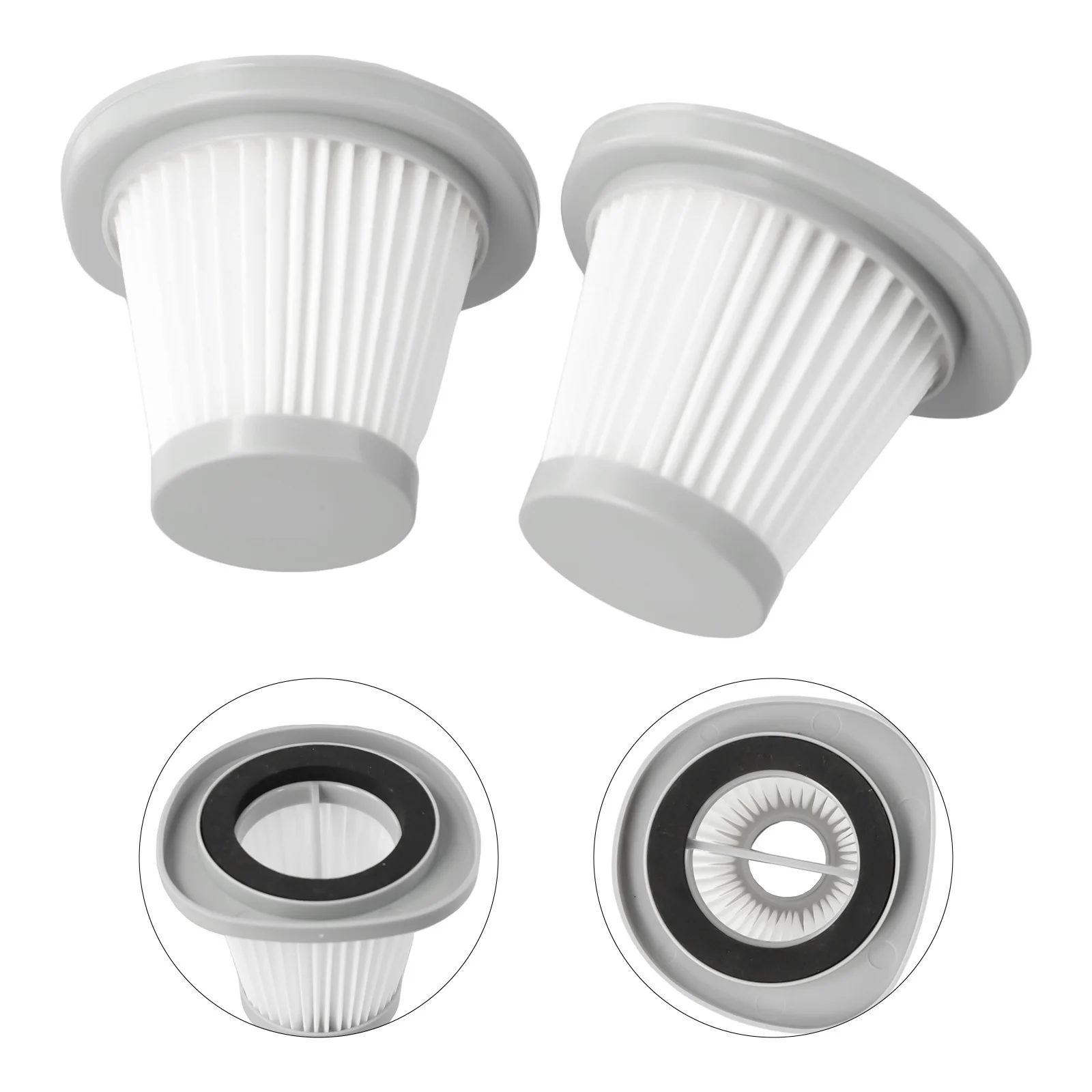 Equipment High Quality Practical Supply Accessory Filters 2pcs Tool Vacuum Cleaner DX128C for element For Deerma