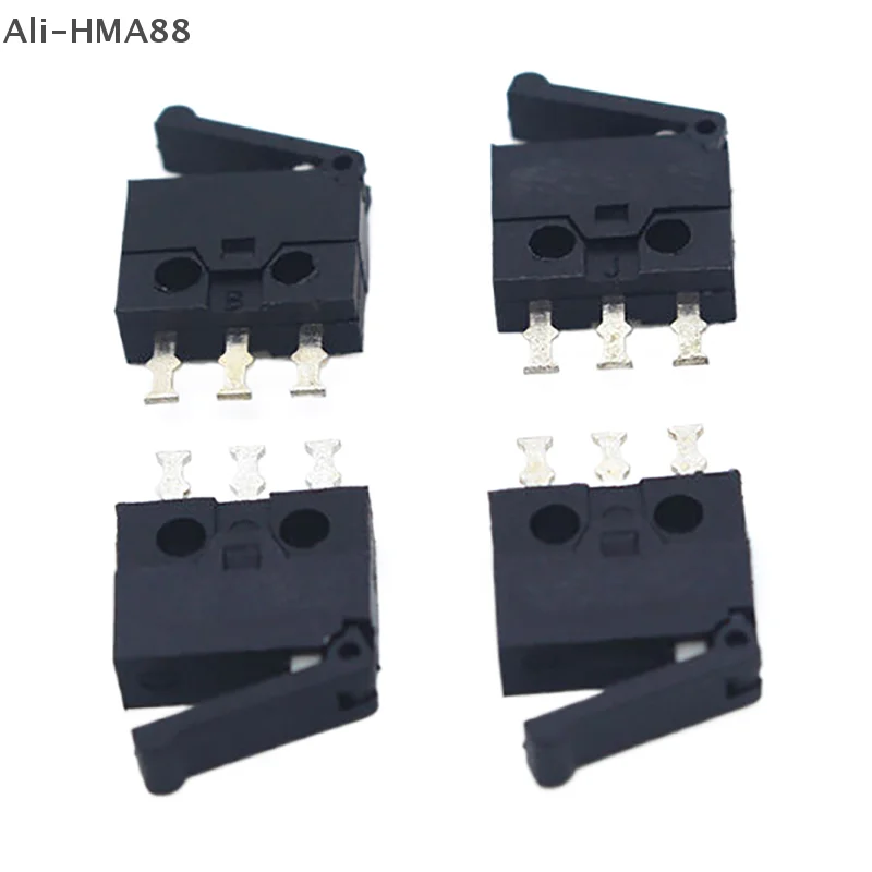 

10Pcs Limit Switch KFC-W3-13 Three Pin Direct Insertion Flash Door Reset Light Touch Switch Micro Motion Detection Connector