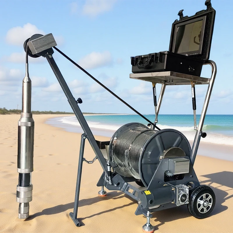 Depth Accurate to 1 Millimeter Customized Own Brand Deep Water Well Inspection Camera