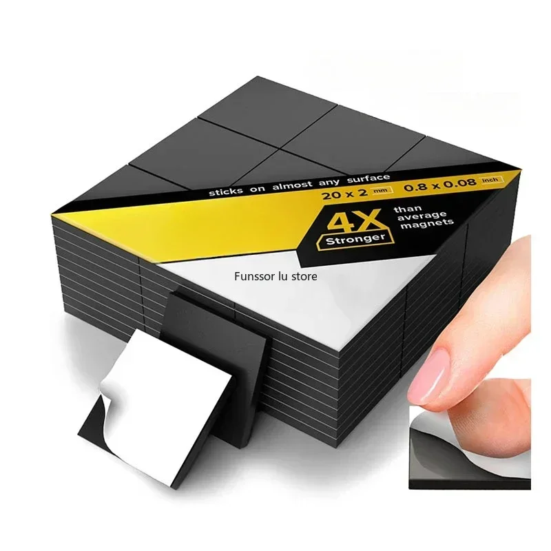 المربعات المغناطيسية لينة المغناطيسي ورقة مربع مغناطيس الثلاجة ملصق النحاس ورقة المطاط المغناطيس صورة ملصق مغناطيسي #1