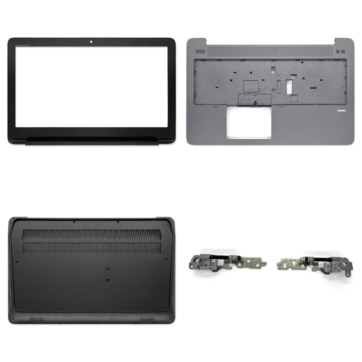 Portátiles ZBook 15 G3, cubierta superior de la pantalla LCD, reposamuñecas, bisagra inferior del teclado, cubierta de la bisagra