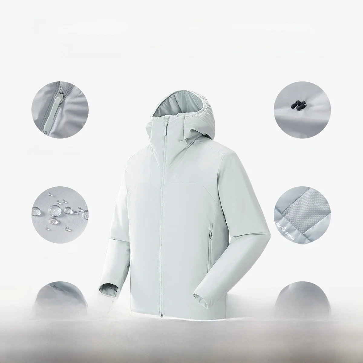 

Уличный термохлопковый джет с капюшоном, водонепроницаемая технология, легкий, теплый для мужчин и женщин, зимняя модная повседневная одежда