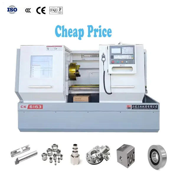 Quality Metal High Precision Small Cnc Ck6163 Horizontal CNC Lathe