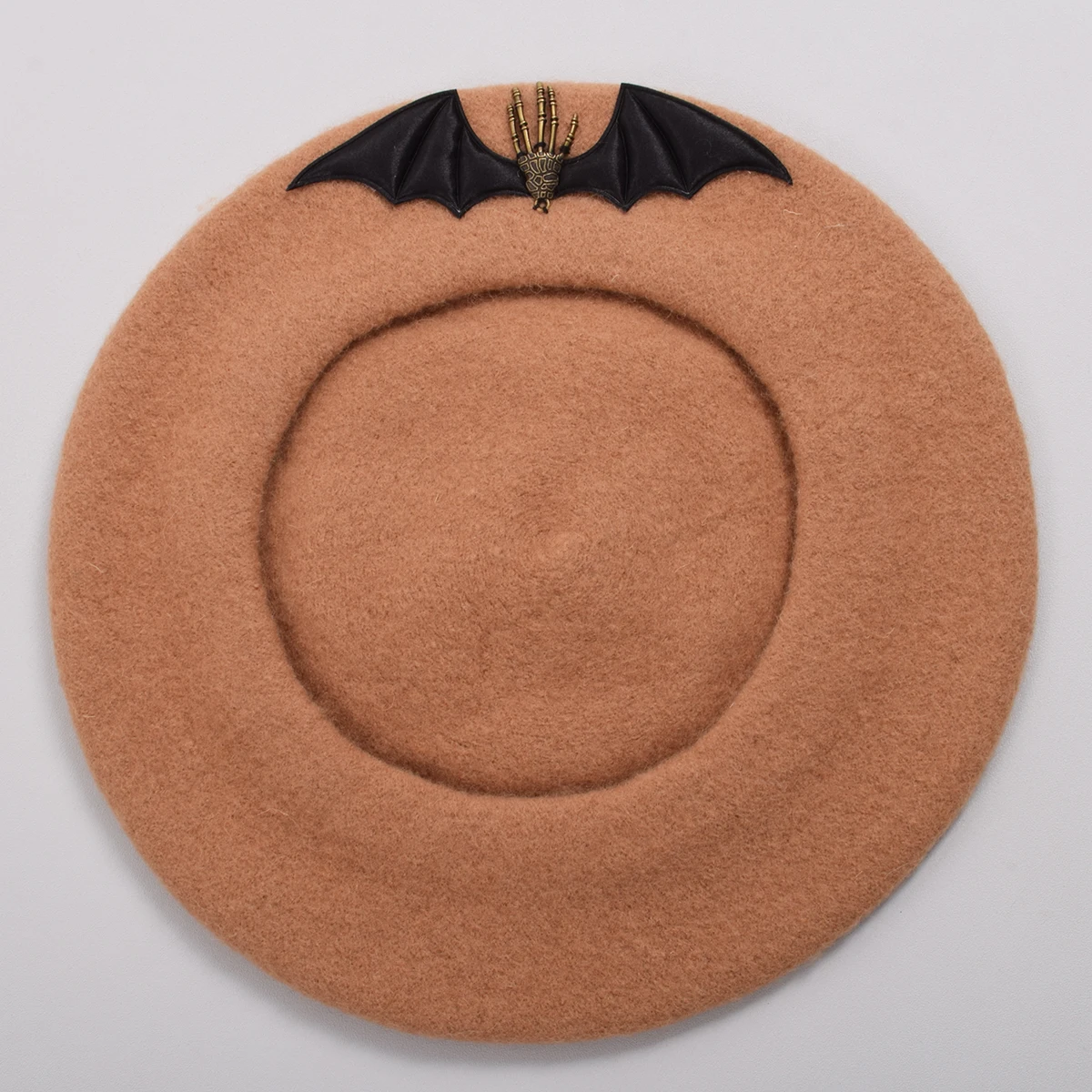 القوطية قبعة البيريه المرأة Steampunk عارضة لوليتا Batwings قبعات