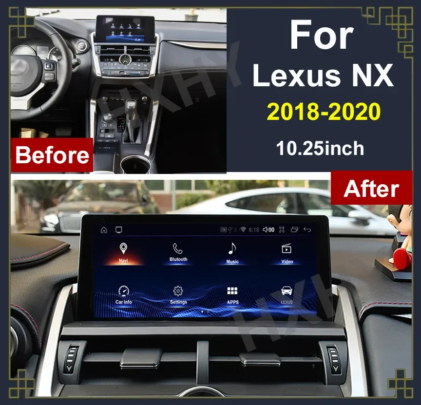 Android 13 8+128G Wireless For Lexus NX NX200 NX200T 2014-2020 Auto Carplay Car Dvd Player Navigation Multimedia Stereo