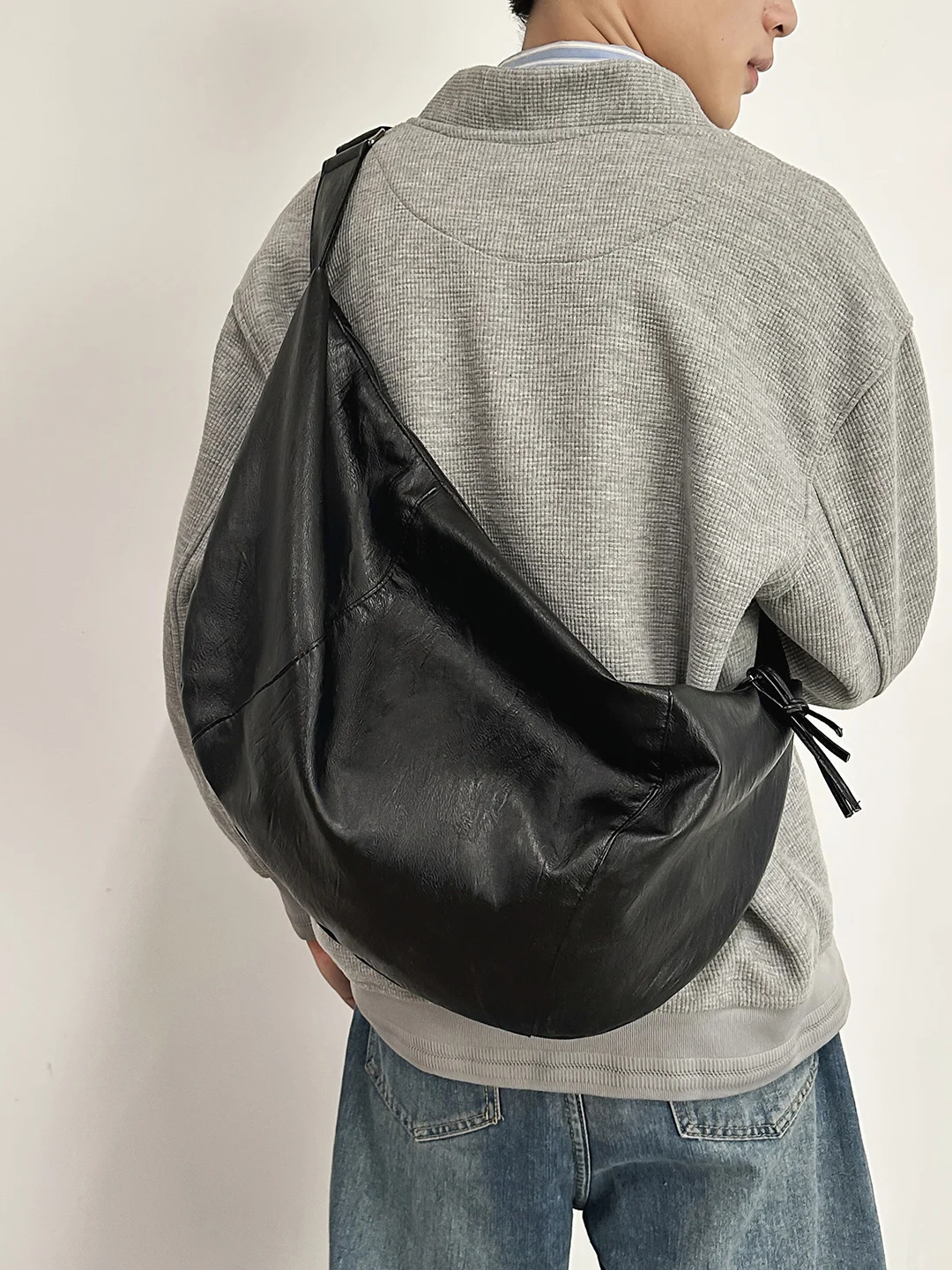 

Casual Waterproof PU Leather Crossbody Bag ex Versatile Travel oulder Bag Lightweight Multifunctional Spor Sle