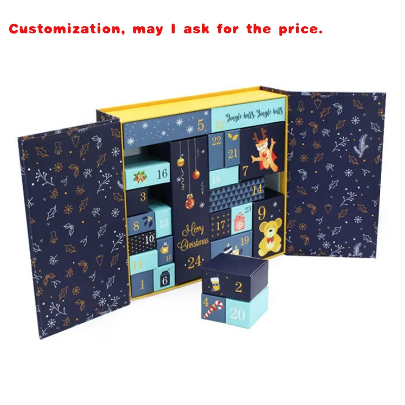 

custom.Customized Calendar Box Advent Calendar Box Drawer Pull Out Photo Box Calendar