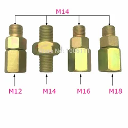 1PCS Diesel Common Rail Tube Pipe Conversion Joint Repair Tool M14-12/14/16/18 for CRIN Test Bench