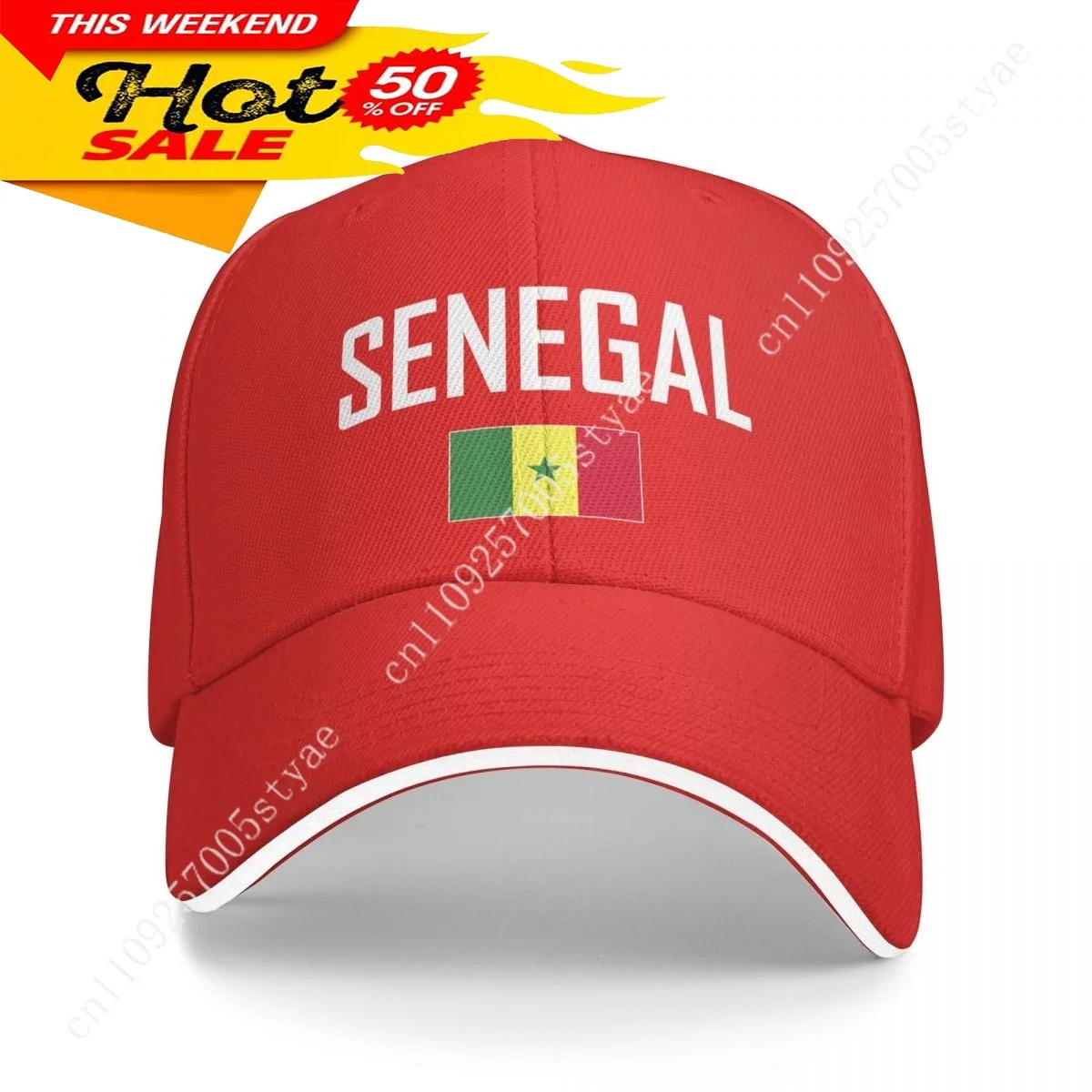سينيغال العلم قبعة رجل امرأة قبعة بيسبول موضة Sunhat قابل للتعديل الهيب هوب القبعات قبعات سائقي الشاحنات كول في الهواء الطلق قبعات ترد لمكانها