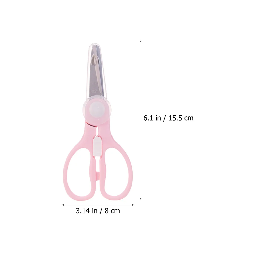 Food Shear Portable Stainless Steel Complementary Food Scissor For Safe Cutting Kitchen Gadget Tool