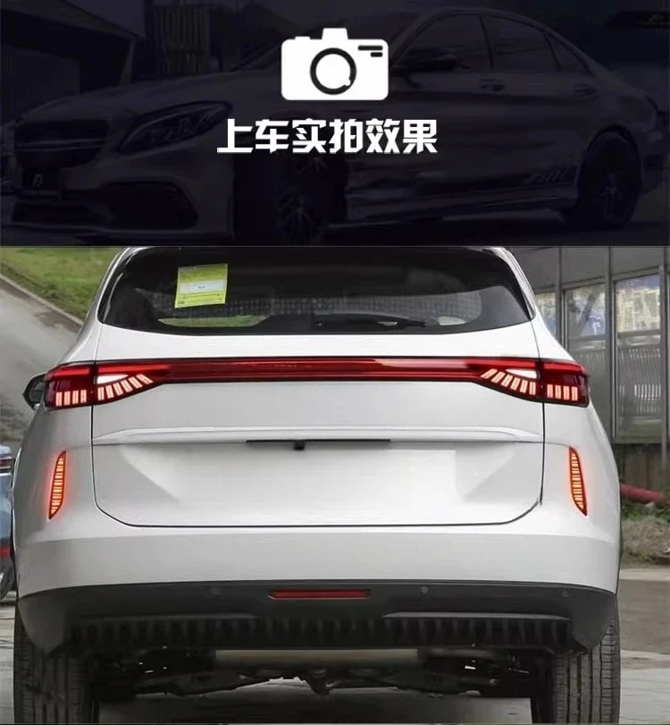 For GWM Haval H6 2021-2024 Car Rear Bumper Light Reflector Led Dynamic Turn Signal Driving Brake Warning Lights Modification detail image 15