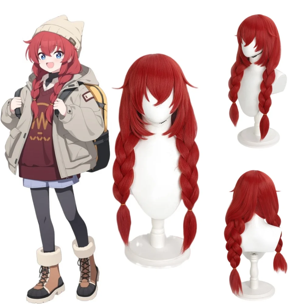 

Blue Archive Konuri Maki Cosplay Costume Anime Game Konuri Maki Carnival Halloween Party Clothing Wig