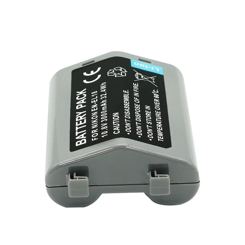 3000mAh EN-EL18 Replacement Battery for Nikon D6 D5 D4 D4S D500 D850 D810 D800 High Capacity Power for Professional DSLR Camera