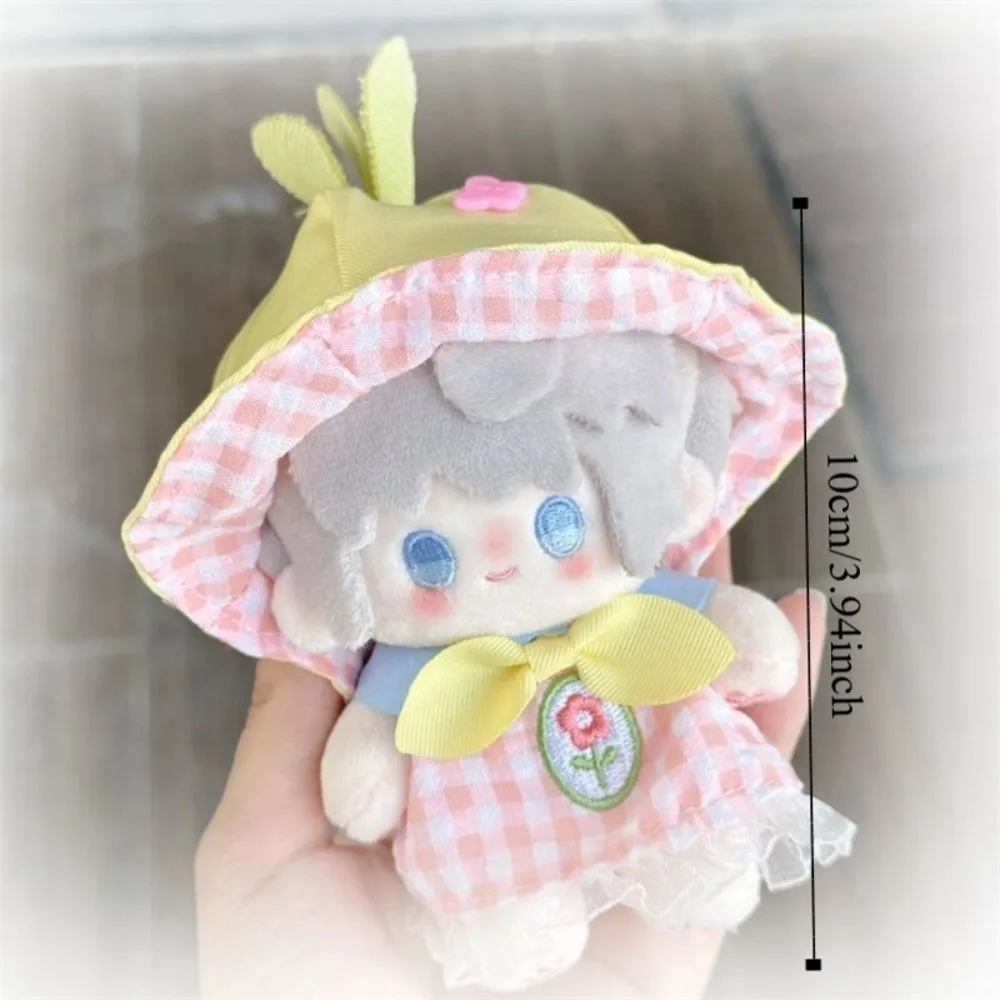 10CM 인형 면화 인형 Rompers 부드러운 면화 소형 옷 봉제 인형 복장 만화 디자인 귀여운 미니 인형 옷