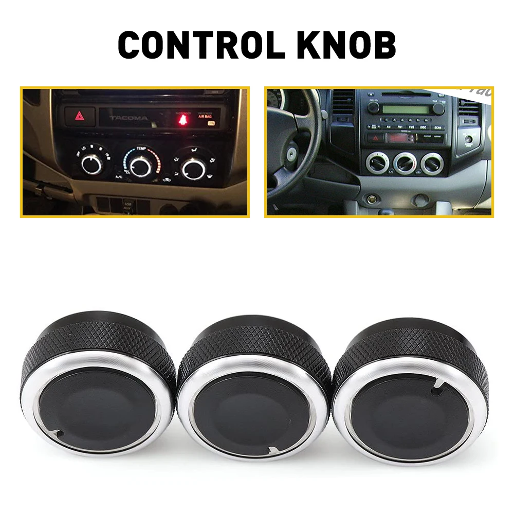 3/6/9/12 Pcs Car AC Knob Heat Control Switch Button For Toyota Tacoma 2005 2006 2007 2008 2009 2010 2011 2012 2013 2014 2015